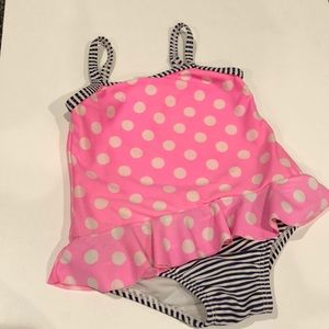 CARTER’s polka dot ruffle swimsuit
